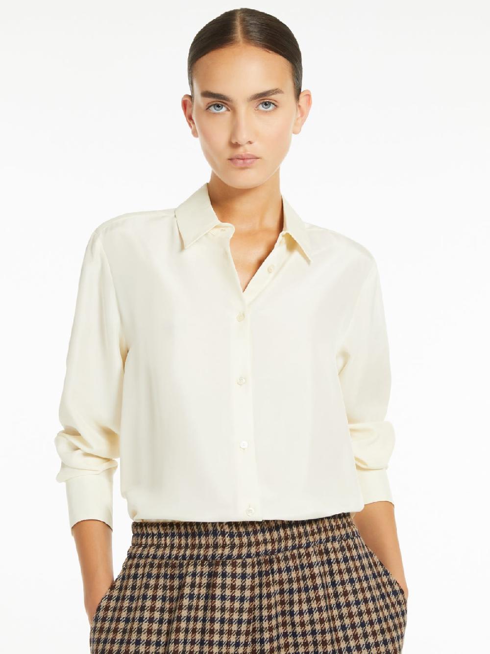 Weekend Camicia in seta lavata Presa