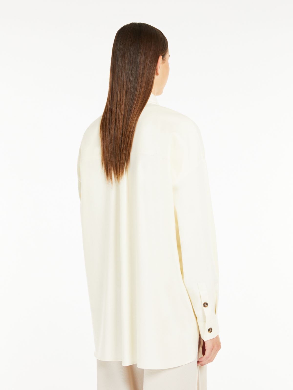 Weekend Camicia over in flanella di cotone Sconto