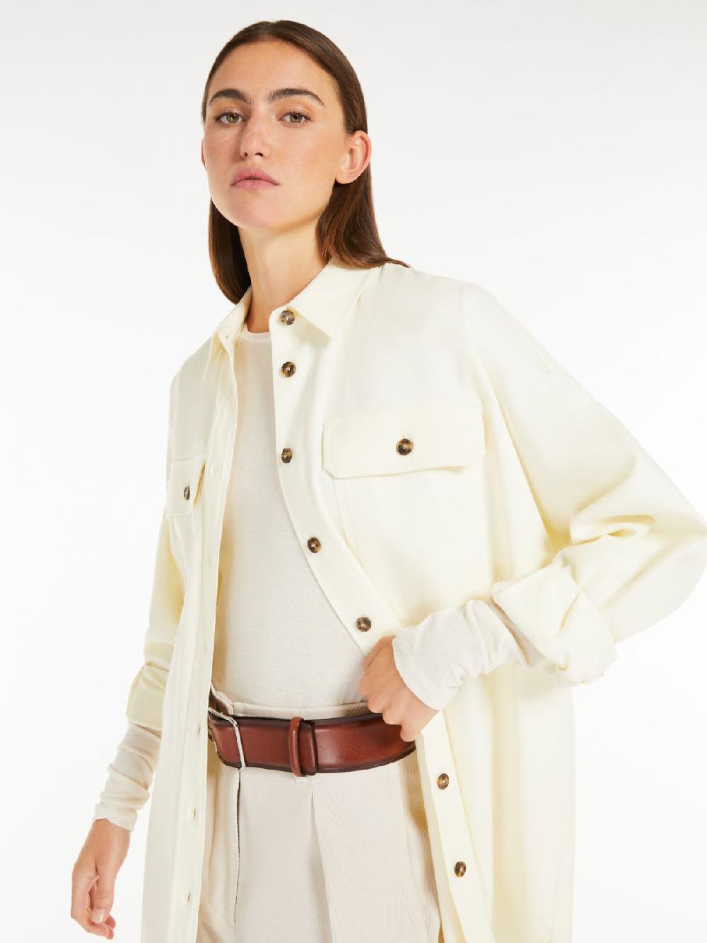 Weekend Camicia over in flanella di cotone Sconto