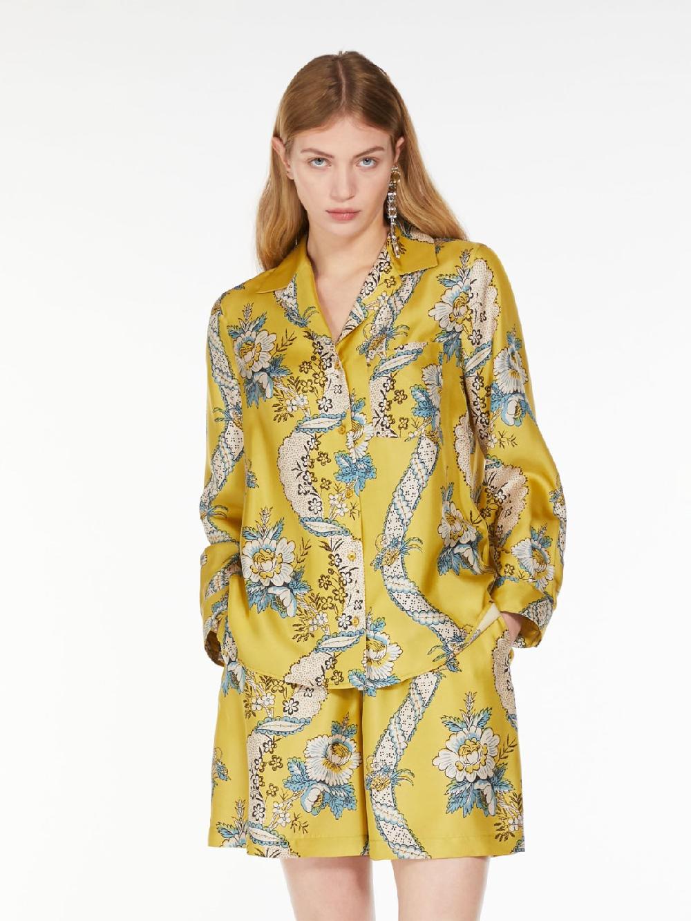 Weekend Camicia in twill di seta Saldi Di Fabbrica