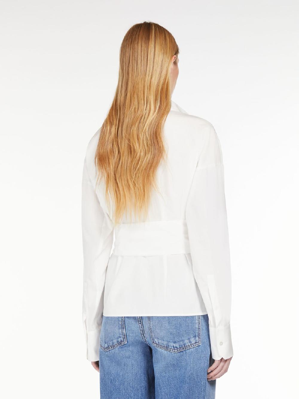 Weekend Camicia incrociata in popeline di cotone Moda