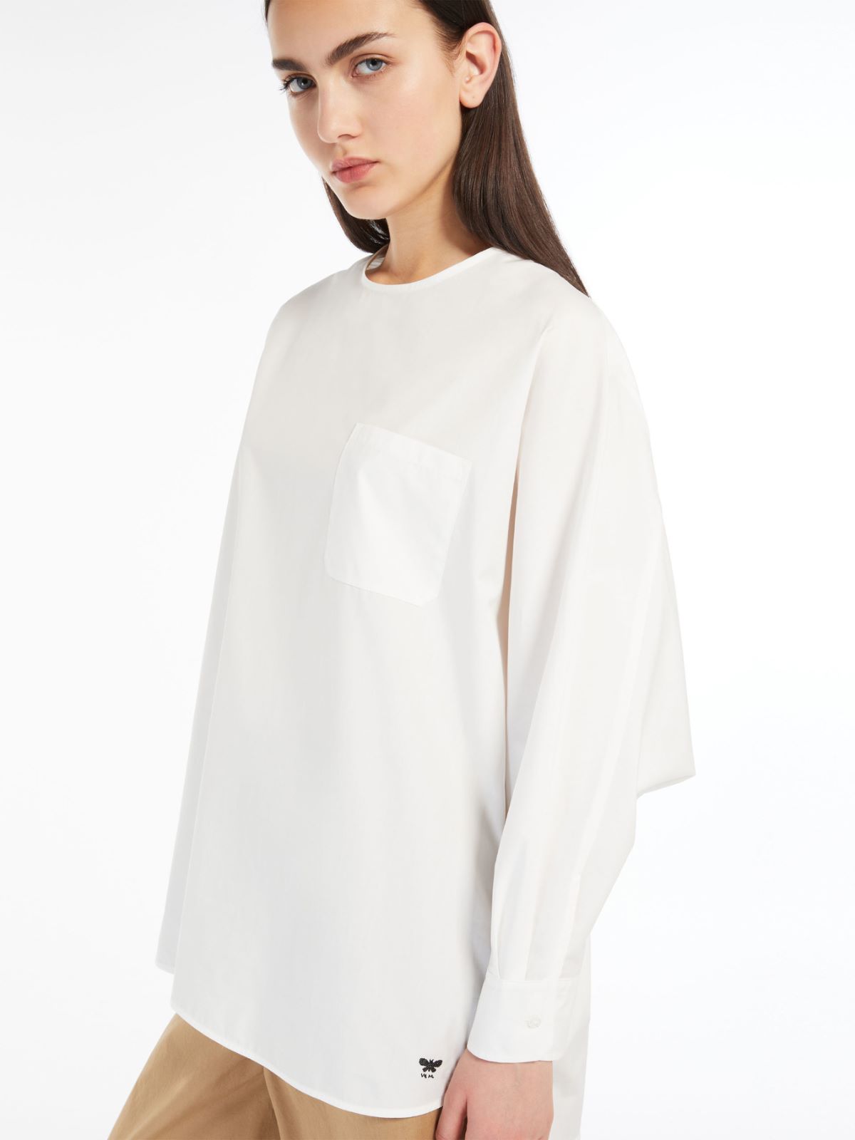 Weekend Blusa in popeline di cotone Italia