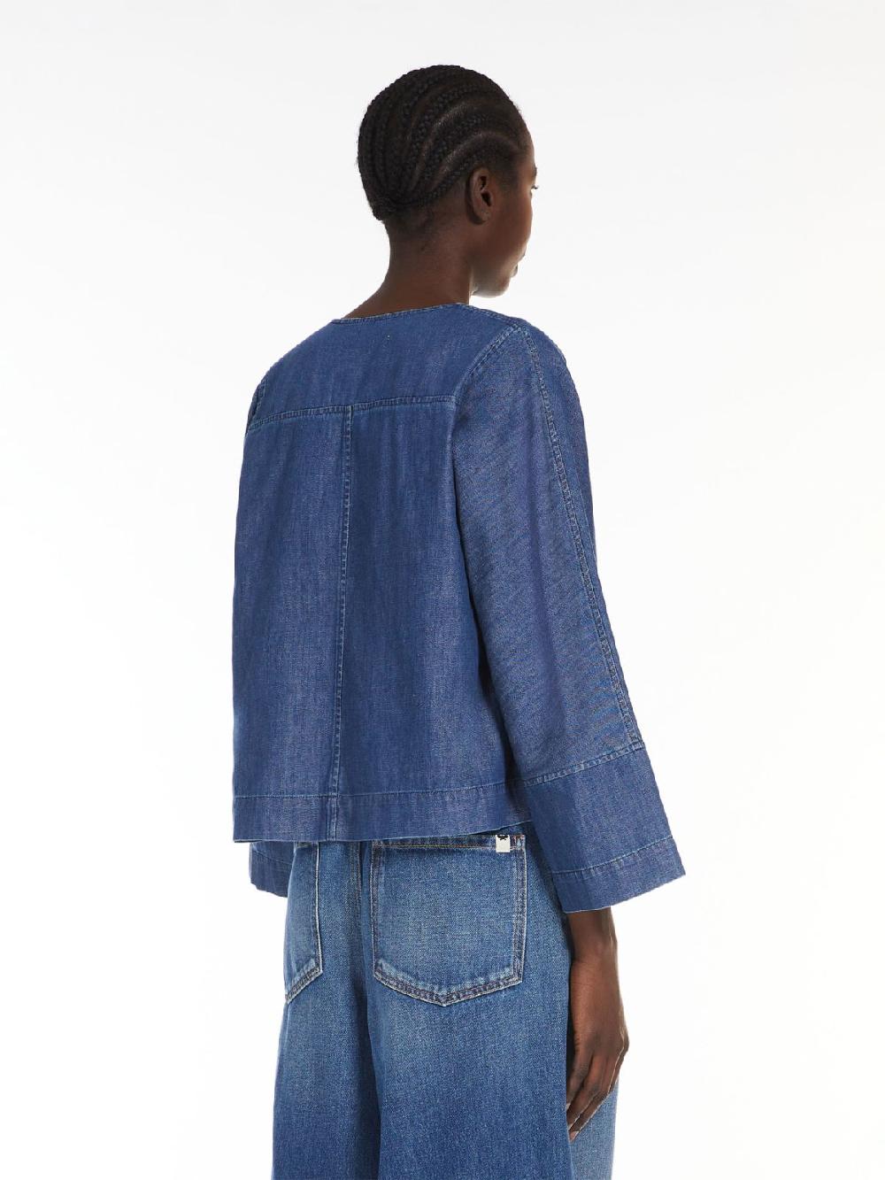 Weekend Blusa marinier in denim Spedizione Gratuita