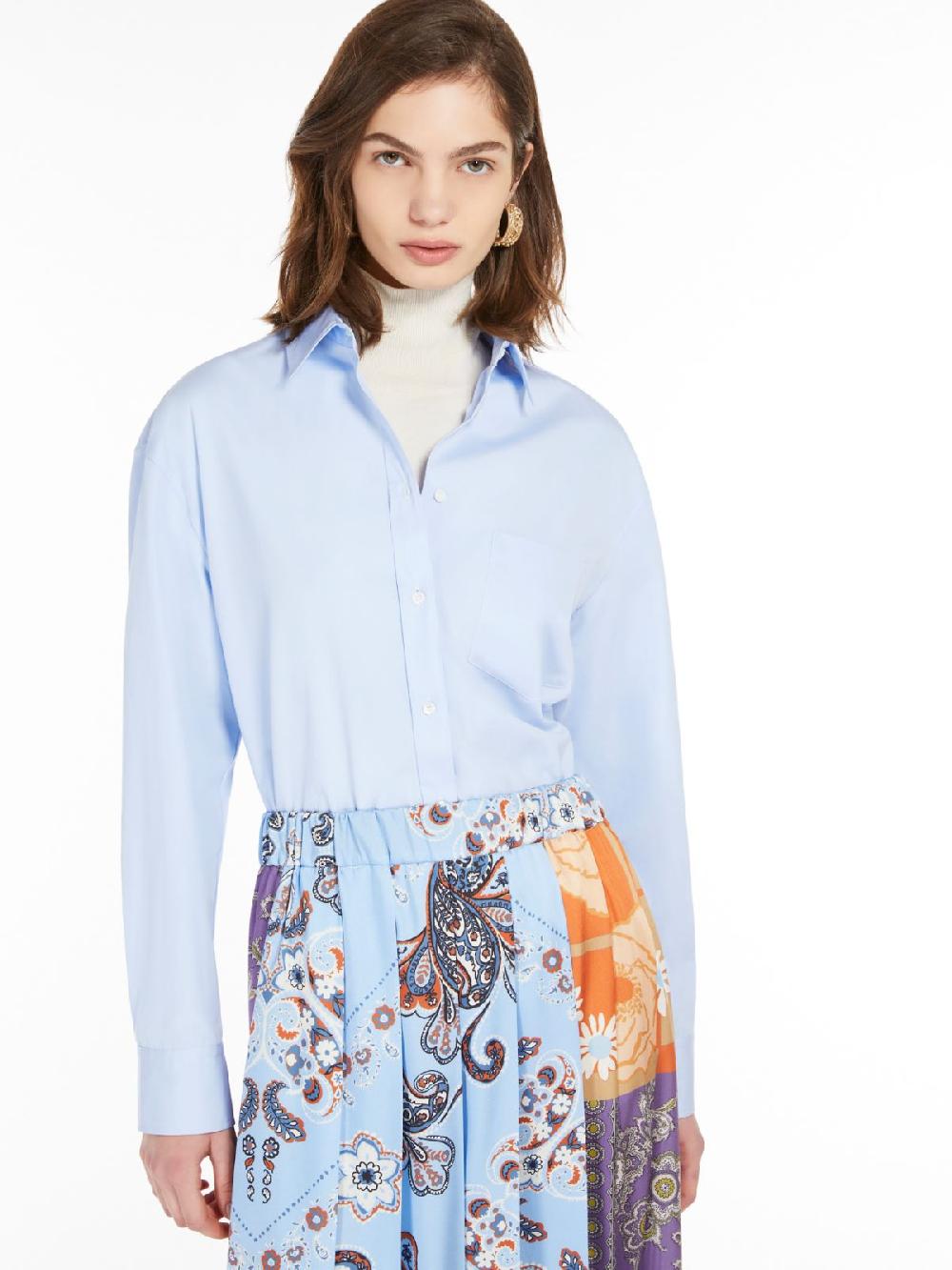 Weekend Camicia in popeline di cotone Soddisfazione Garantita