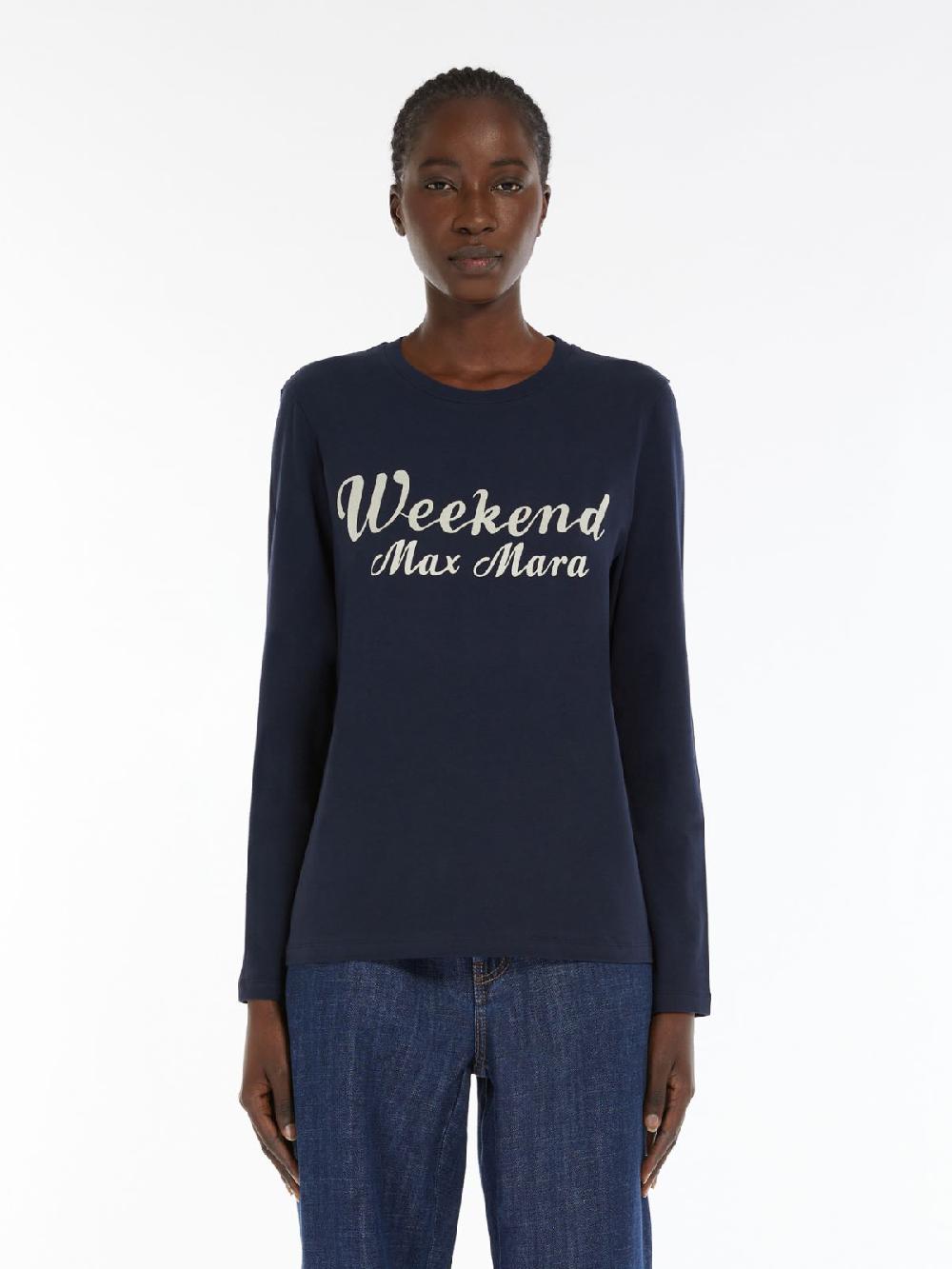 Weekend T-shirt in cotone con stampa Promozione Limitata