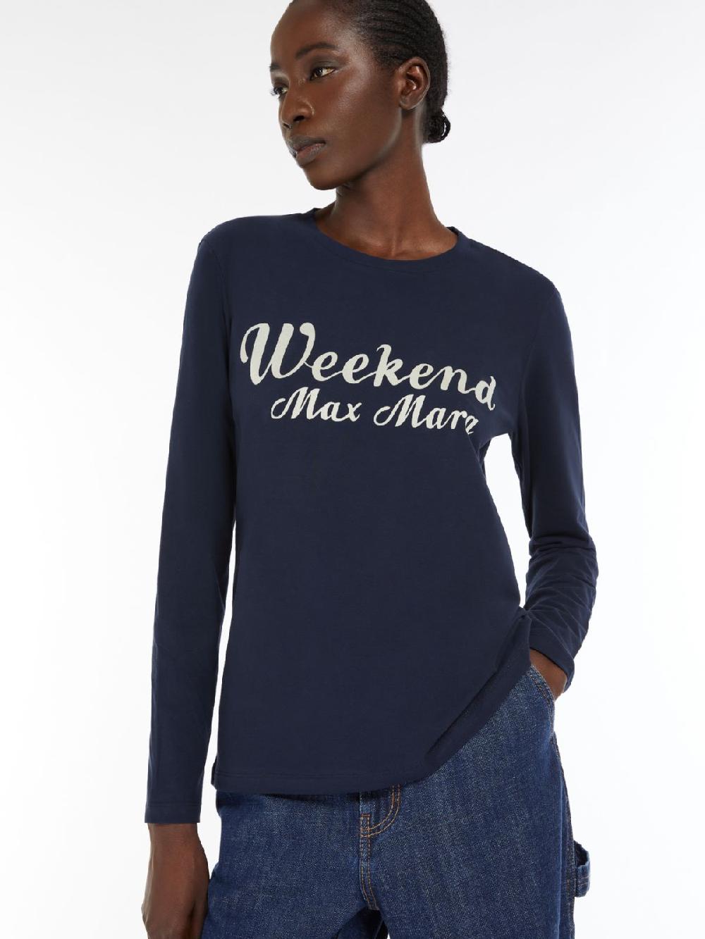 Weekend T-shirt in cotone con stampa Promozione Limitata