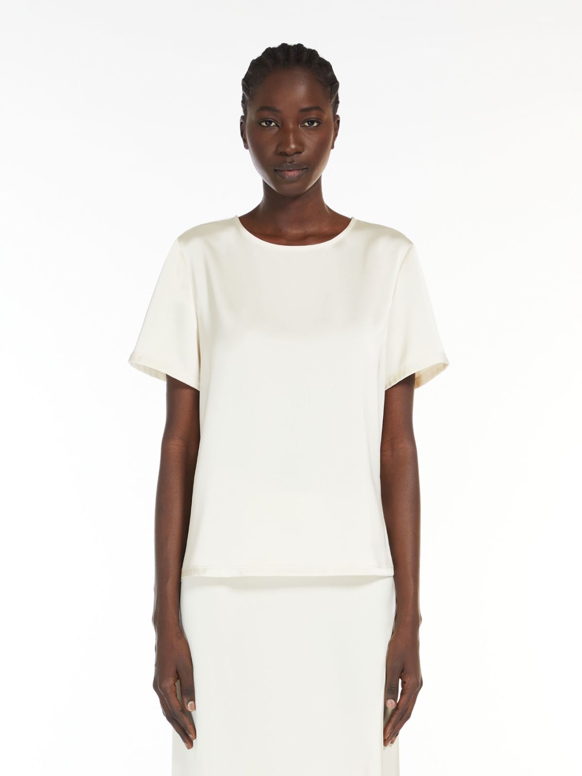 Weekend T-shirt in raso e jersey Fino Al -60%