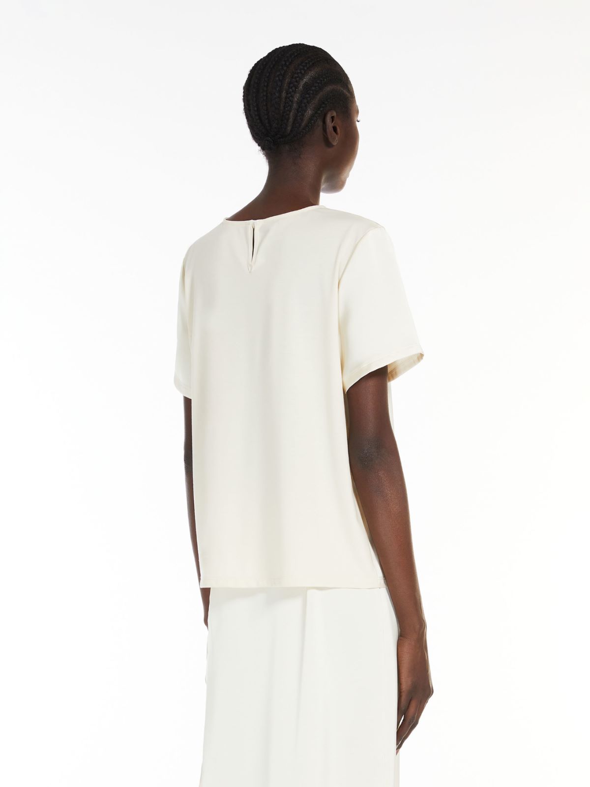 Weekend T-shirt in raso e jersey Fino Al -60%