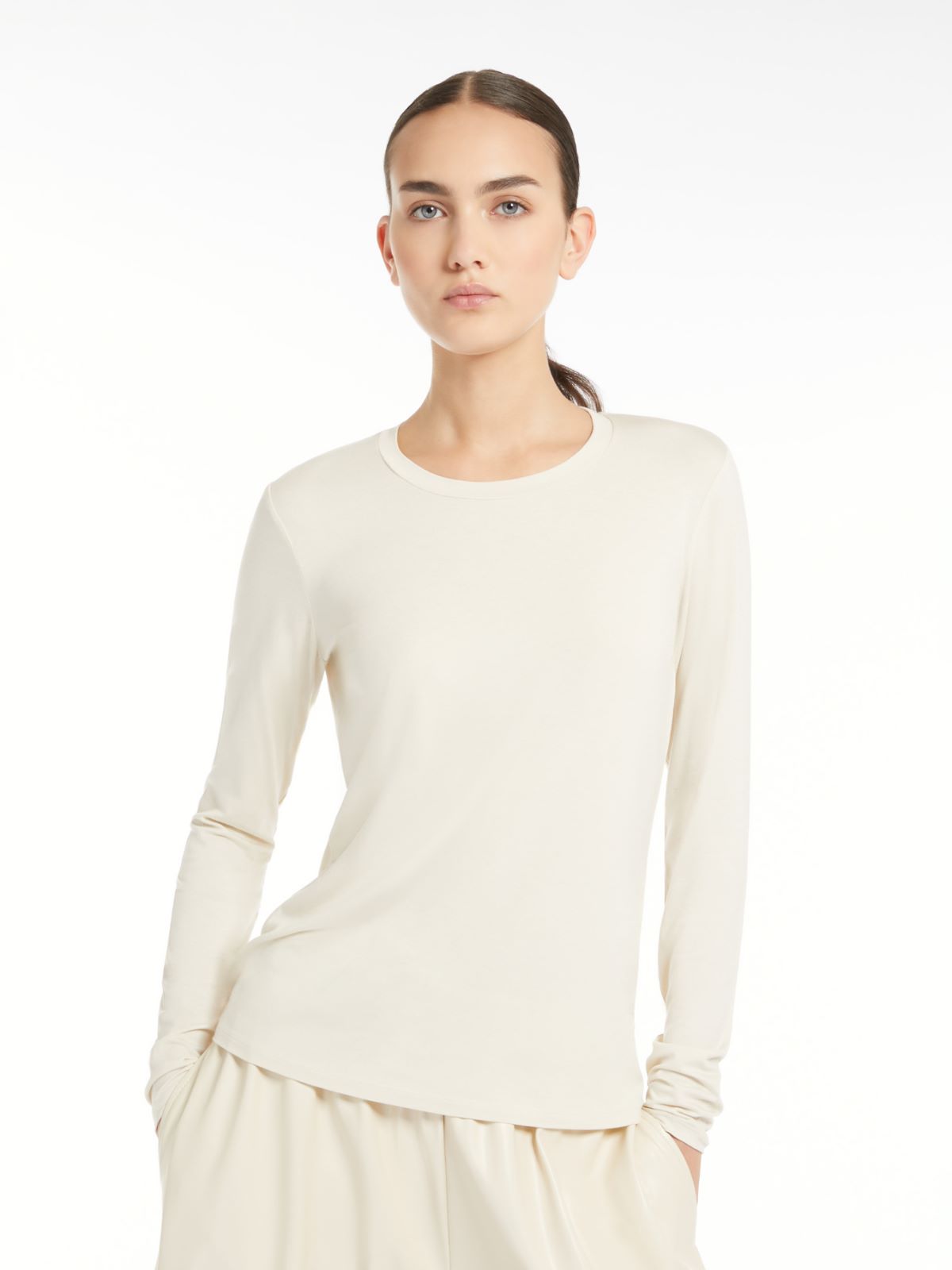Weekend T-shirt aderente in jersey Sconto