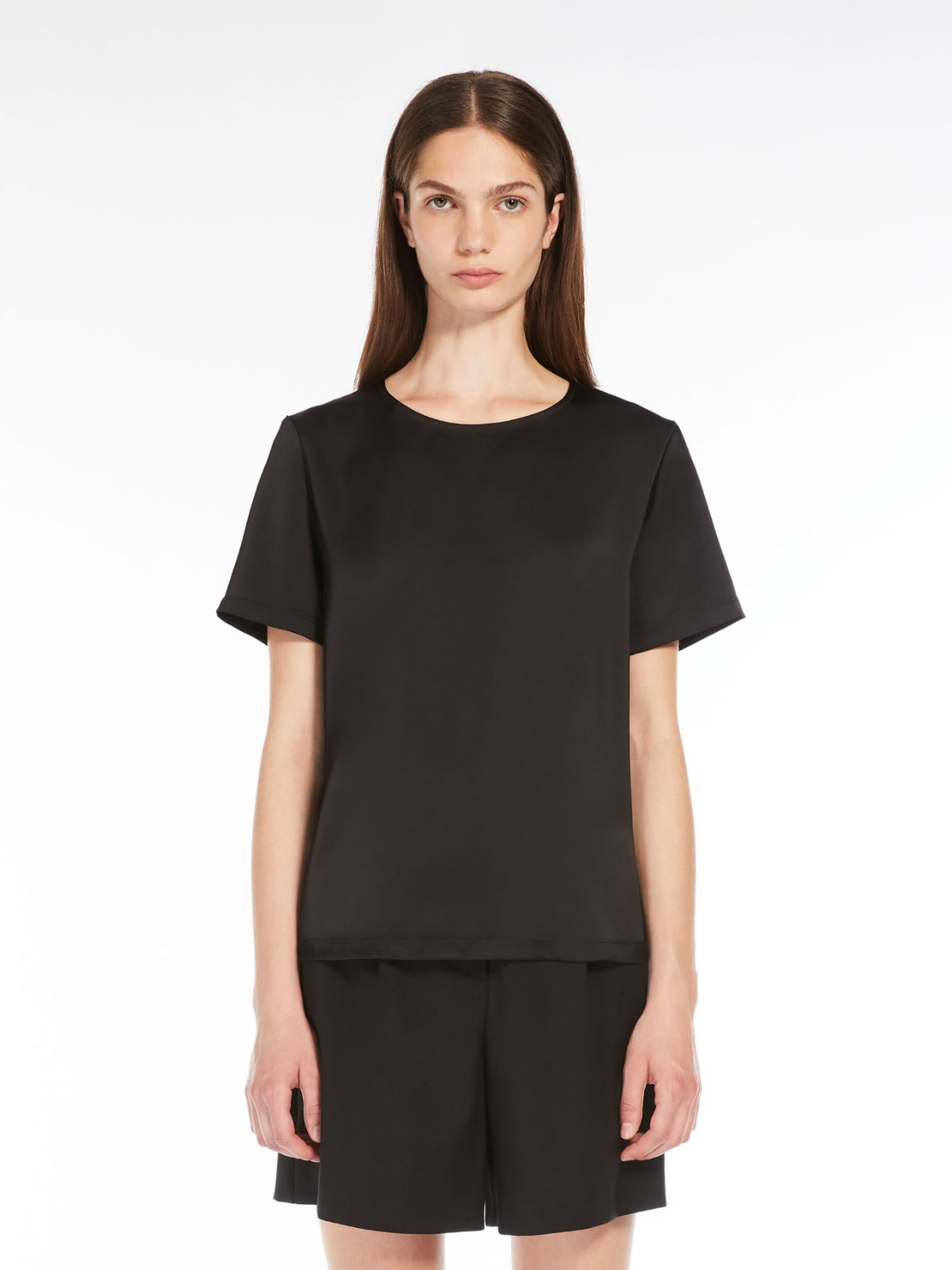 Weekend T-shirt in raso e jersey Economico