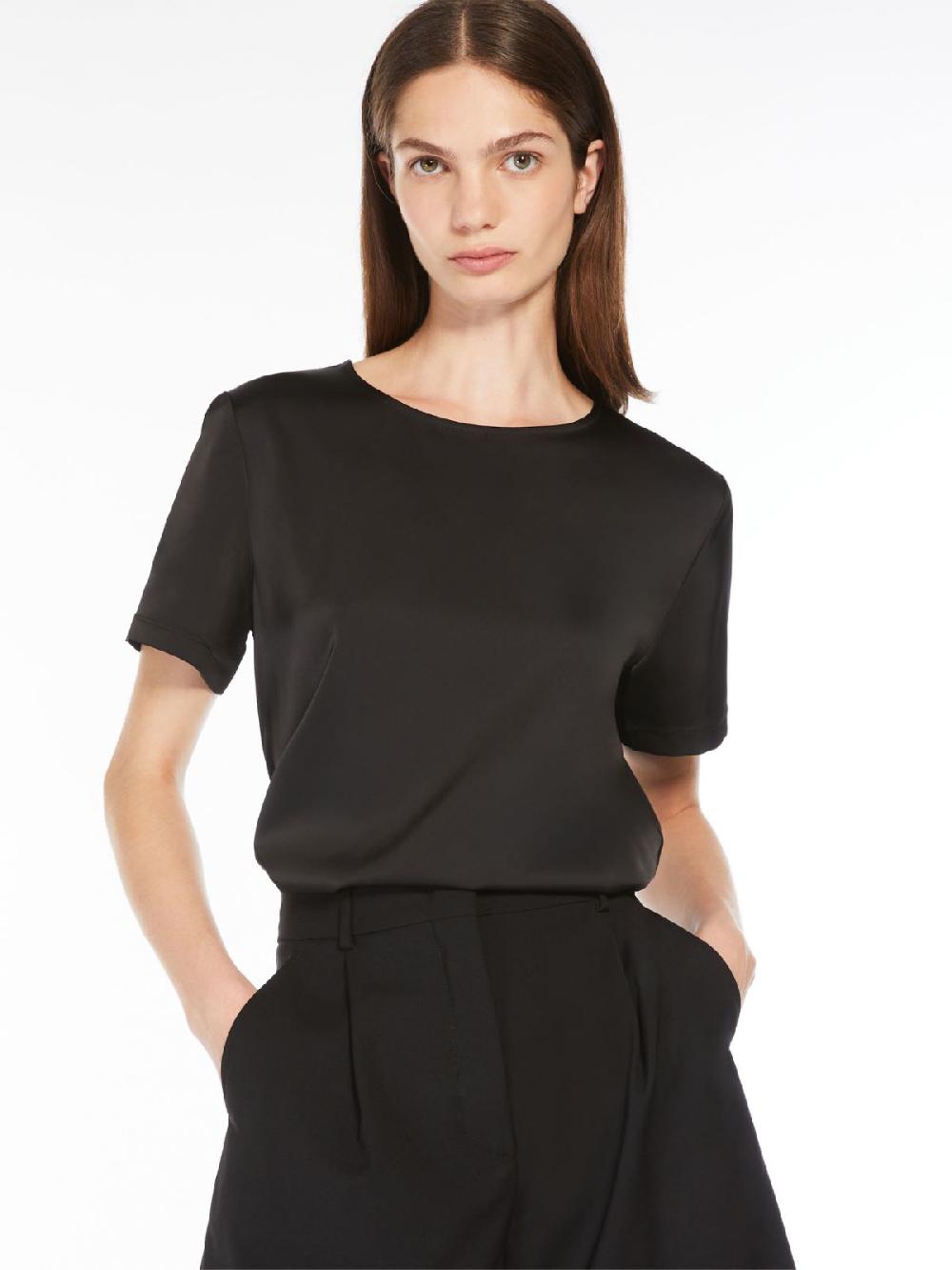 Weekend T-shirt in raso e jersey Economico