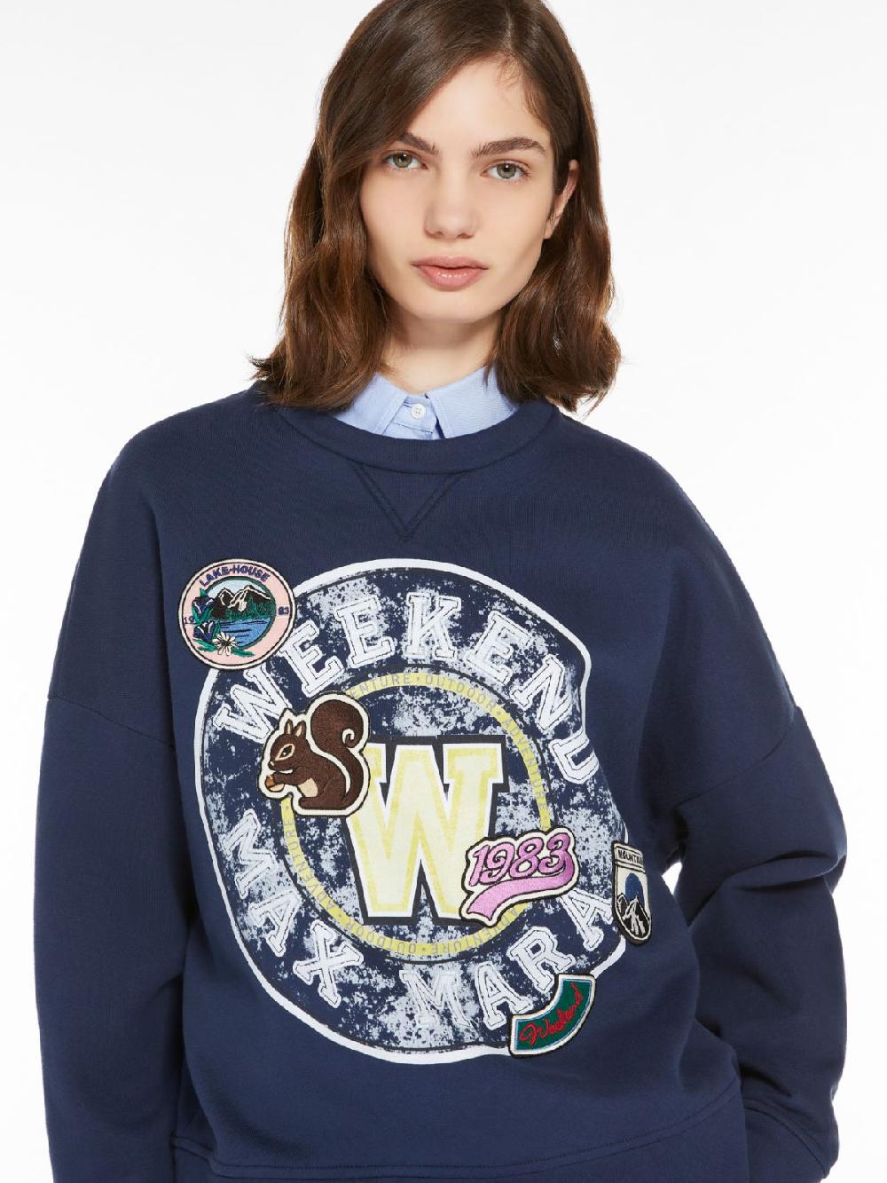 Weekend Felpa in cotone organico Saldi