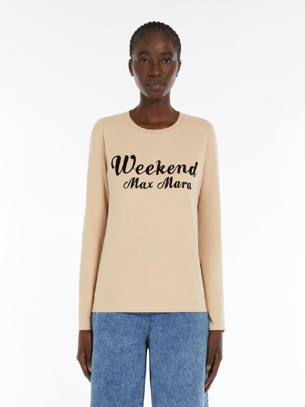Weekend T-shirt in cotone con stampa Hotsell