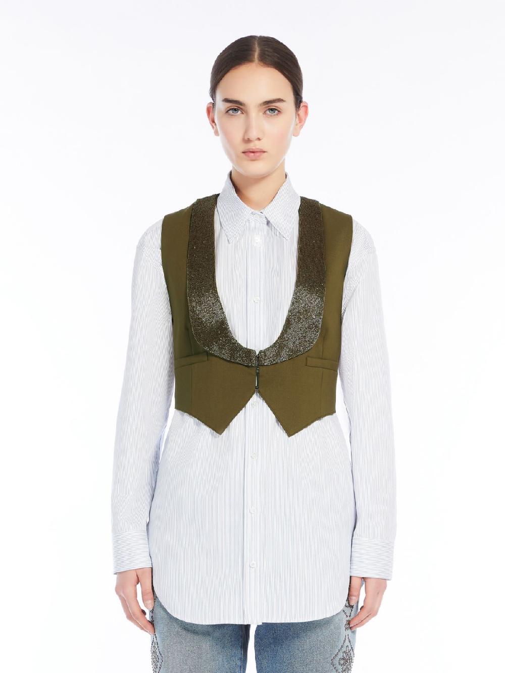 Weekend Gilet in mista lana In Saldo