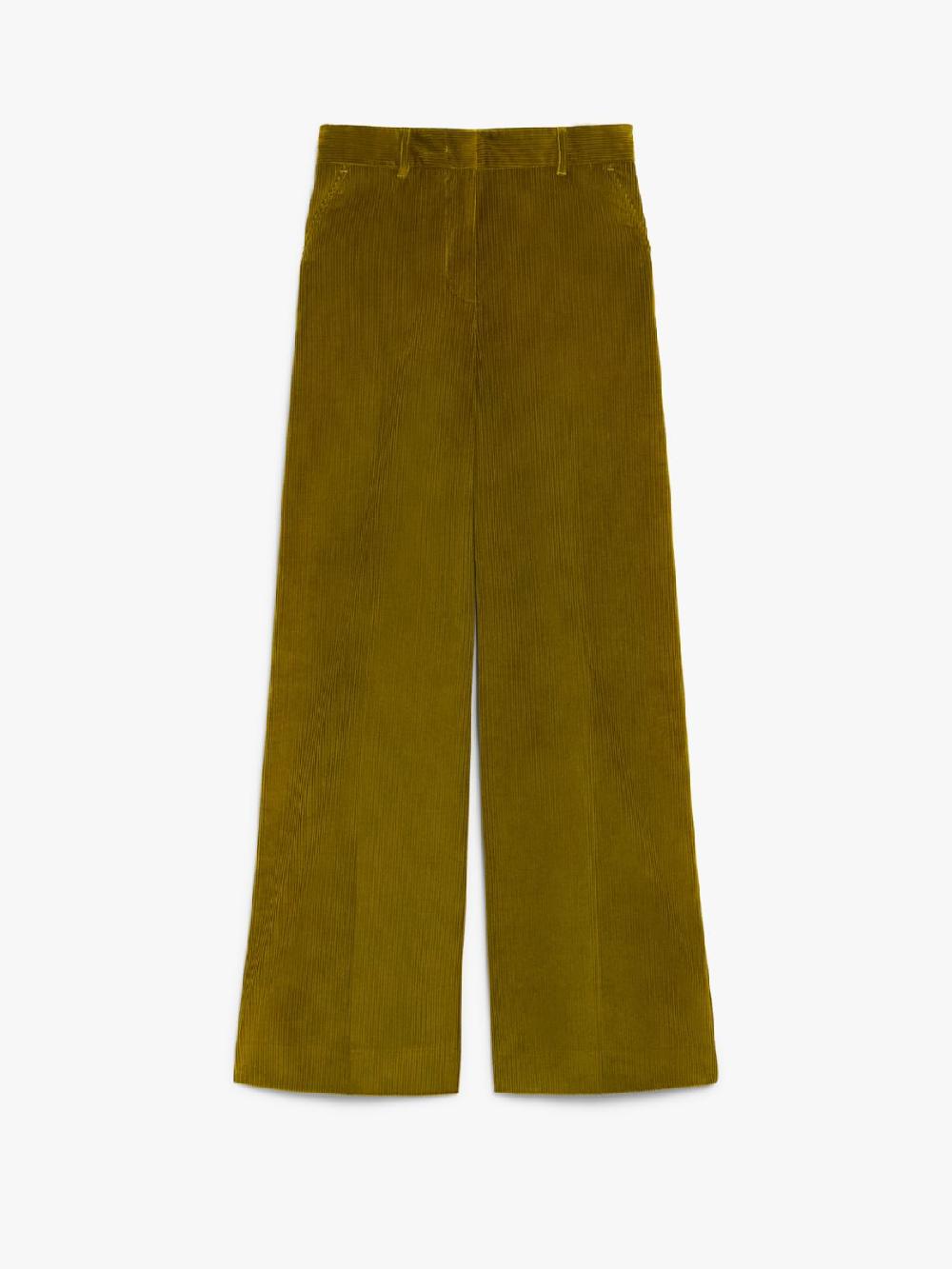 Weekend Pantalone wide leg in velluto Qualità