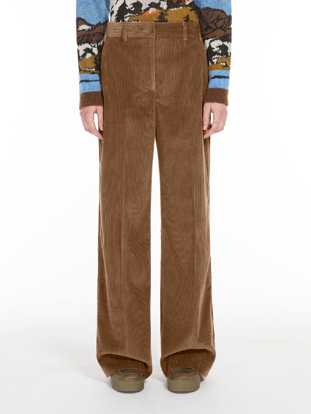 Weekend Pantalone wide leg in velluto Vendita