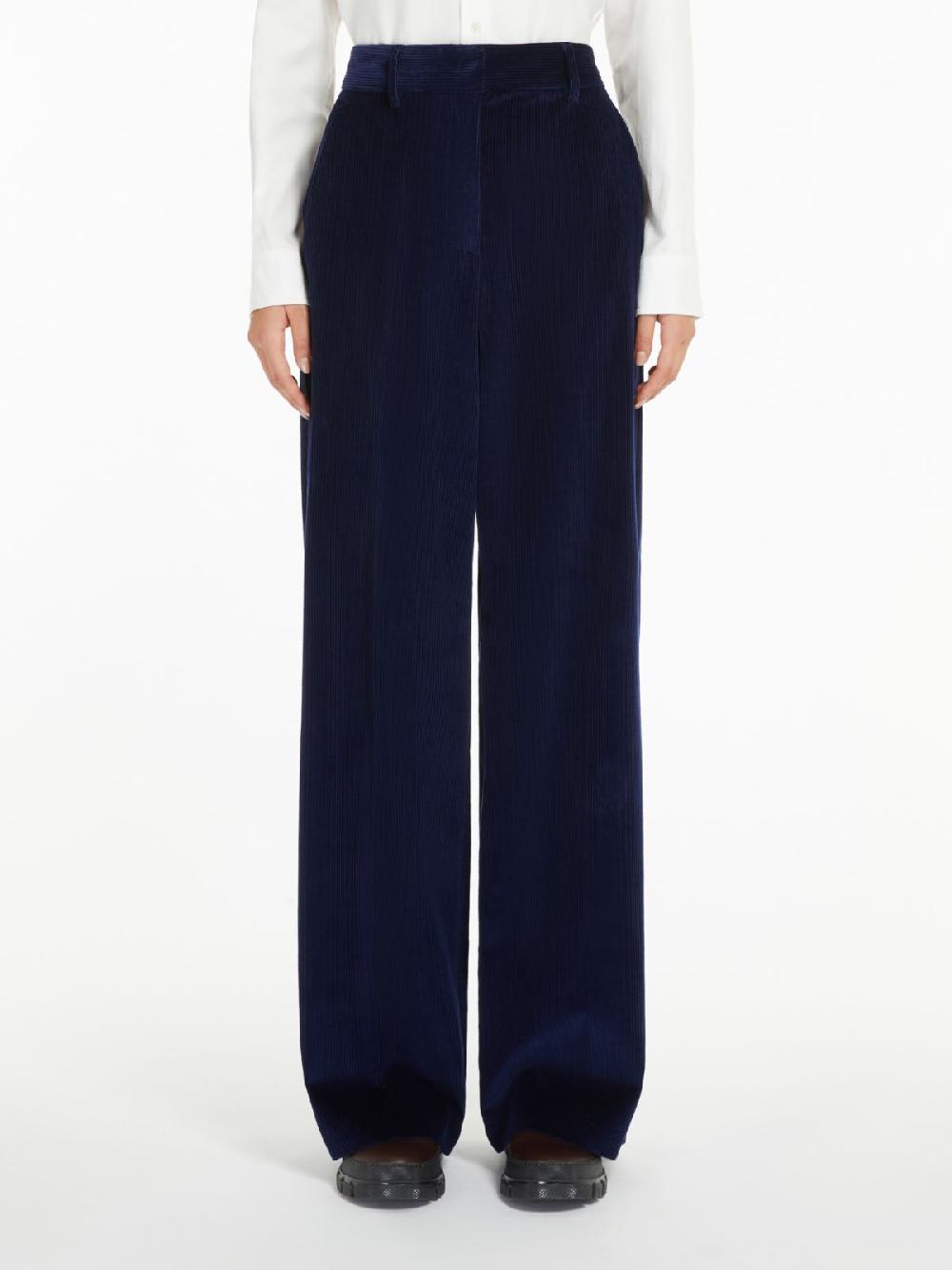 Weekend Pantalone wide leg in velluto Promozione