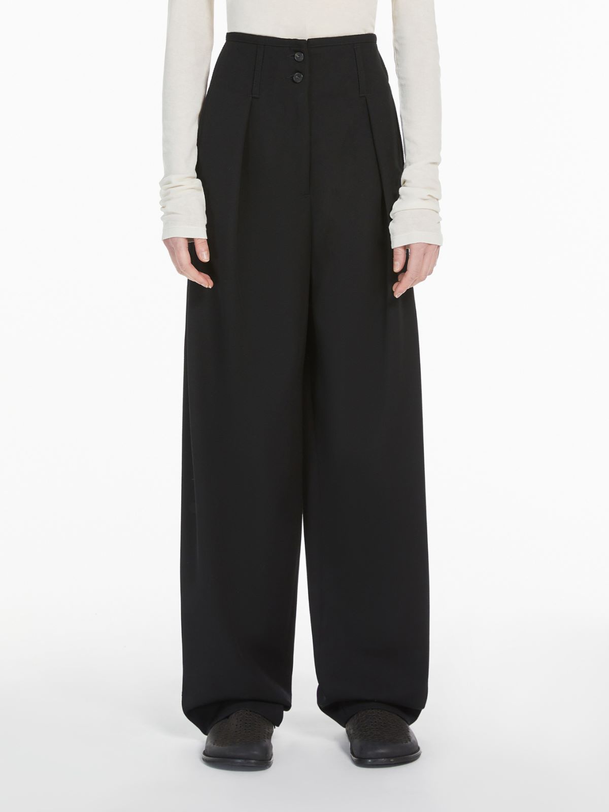 Weekend Pantalone ampio in mista lana Convenienza