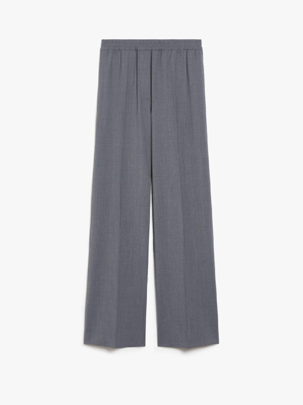 Weekend Pantalone in gabardina di lana Economico