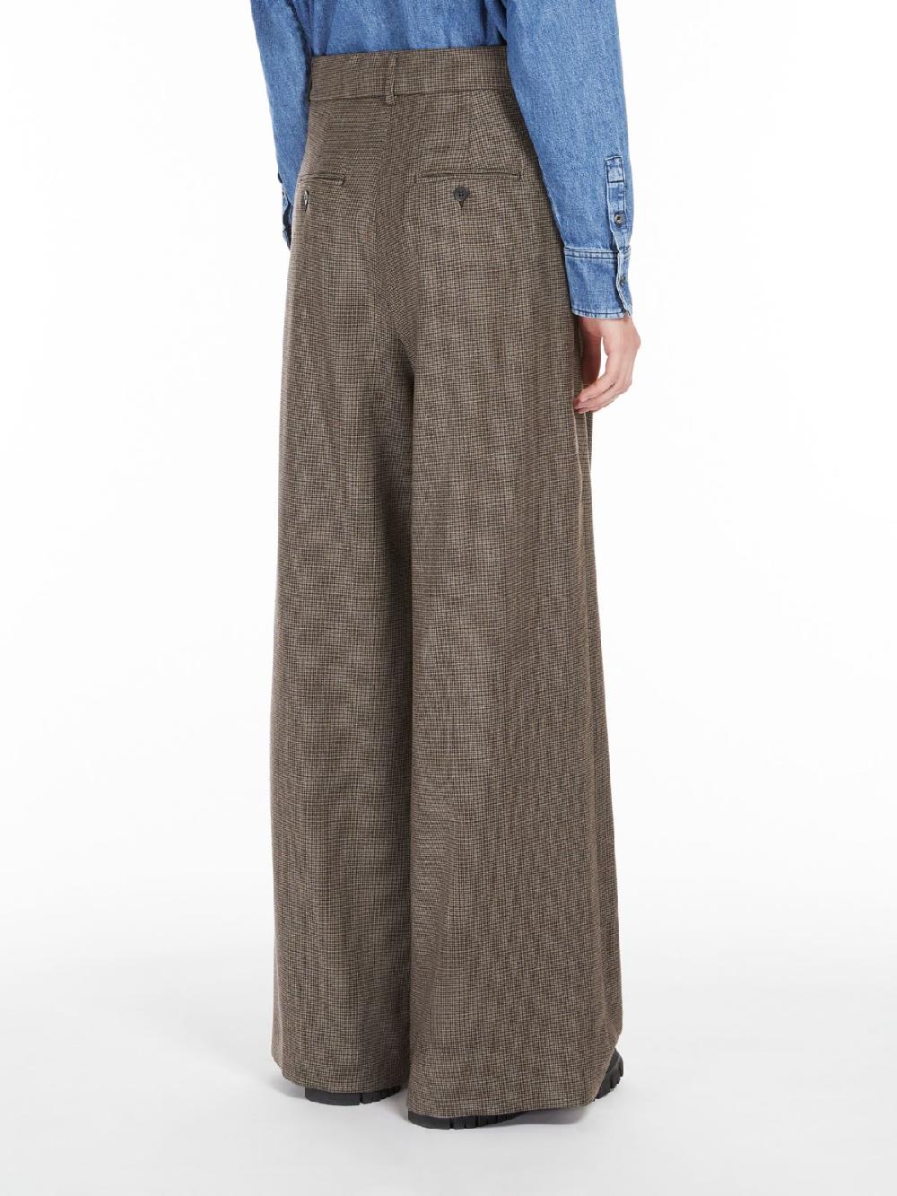 Weekend Pantalone palazzo in flanella di lana Outlet