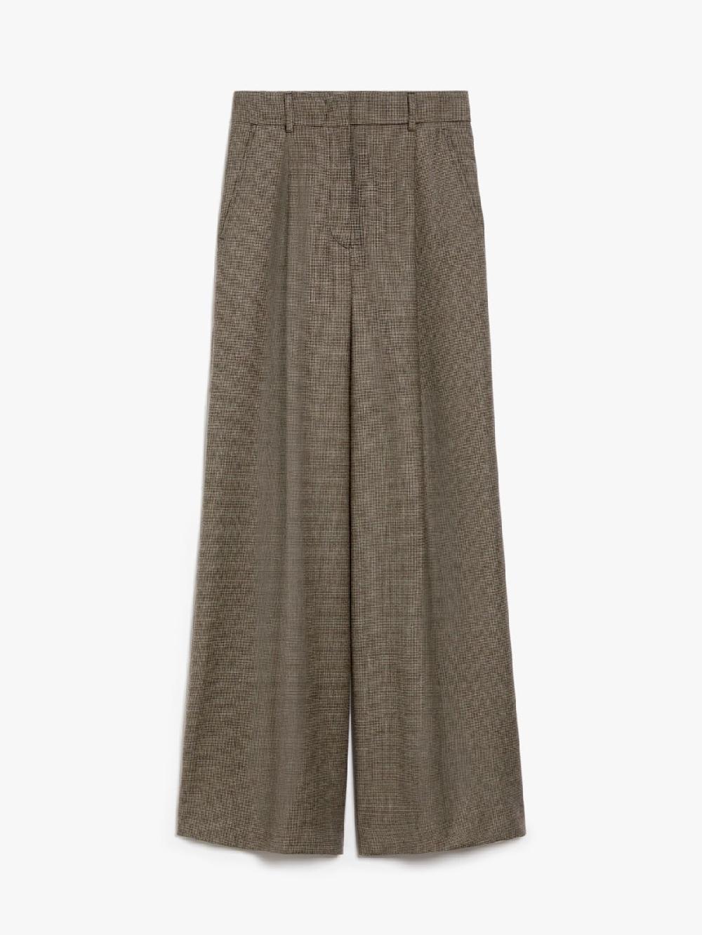 Weekend Pantalone palazzo in flanella di lana Outlet