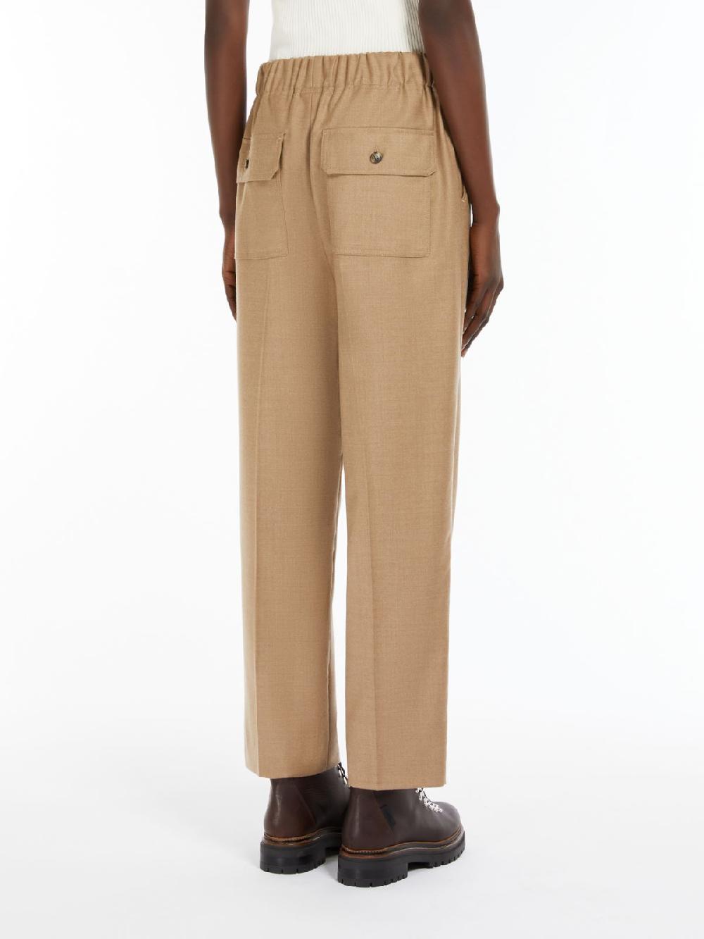 Weekend Pantalone comfort in flanella Saldi