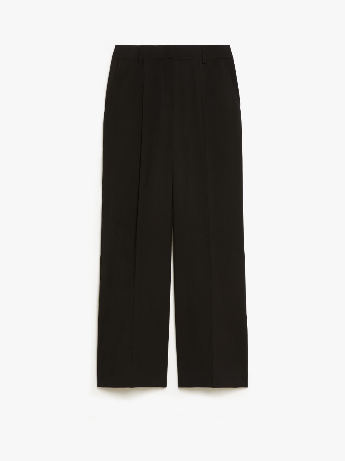 Weekend Pantalone palazzo in tela di lana In Saldo