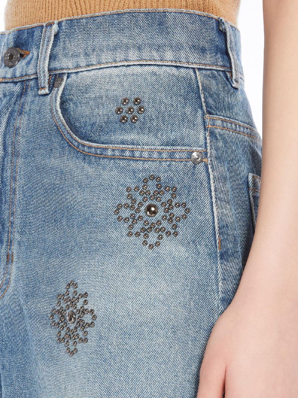Weekend Minigonna in denim con borchie Consegna Veloce