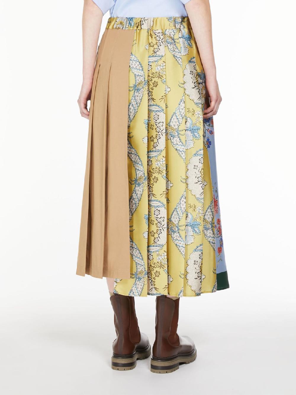 Weekend Gonna midi in tela e twill stampato Presa