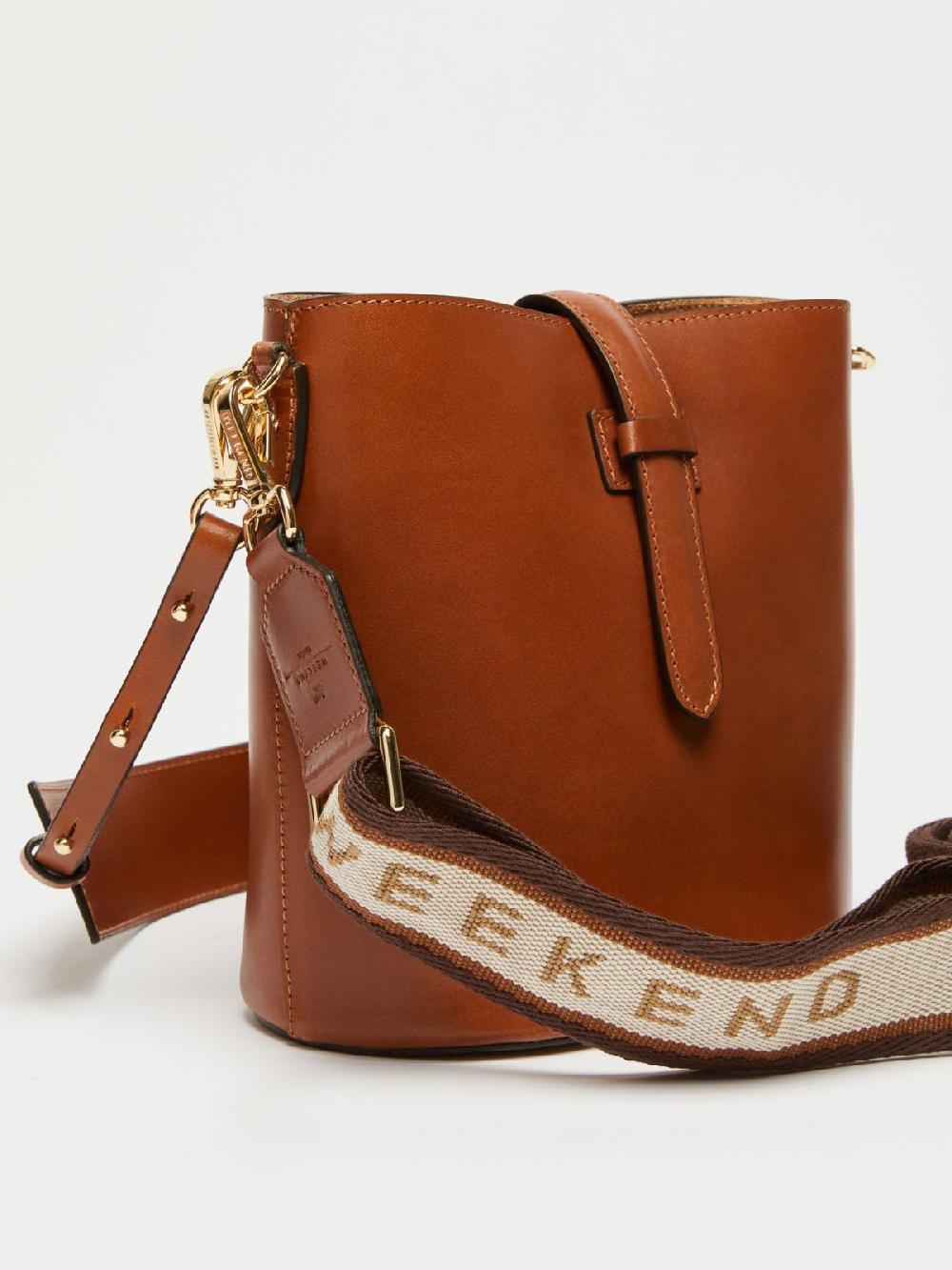 Weekend Borsa a secchiello piccola in cuoio Consegna Veloce
