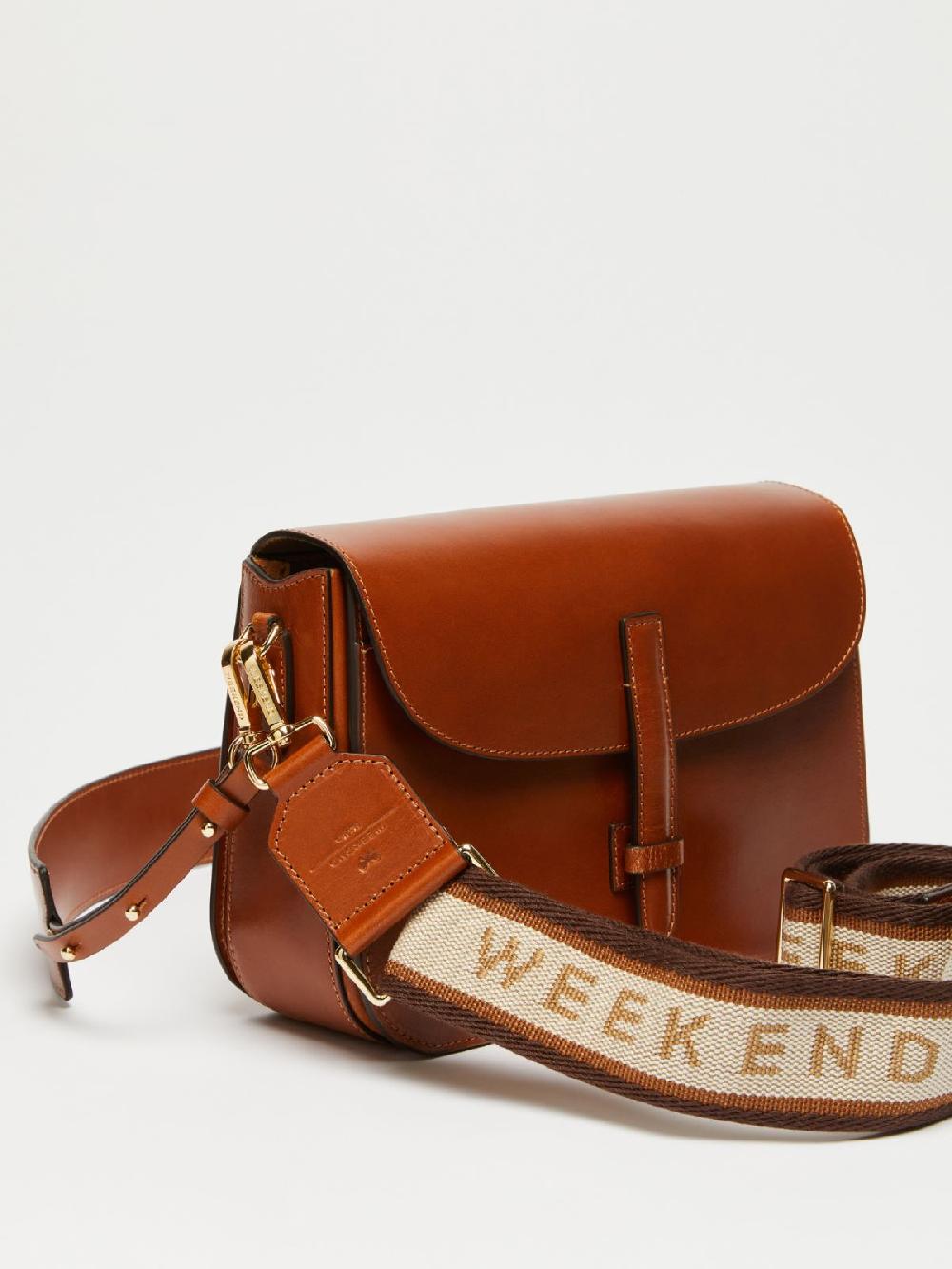 Weekend Borsa a tracolla in cuoio Shopping Online