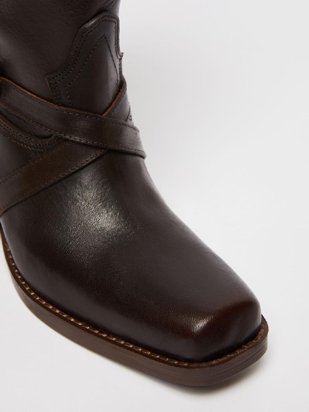 Weekend Stivale in pelle Vendite Flash