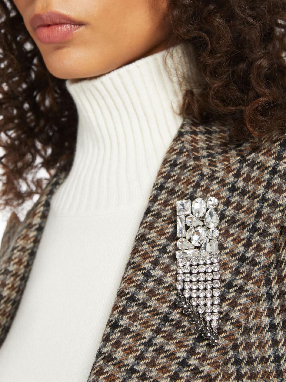 Weekend Spilla in metallo e strass Shopping Online