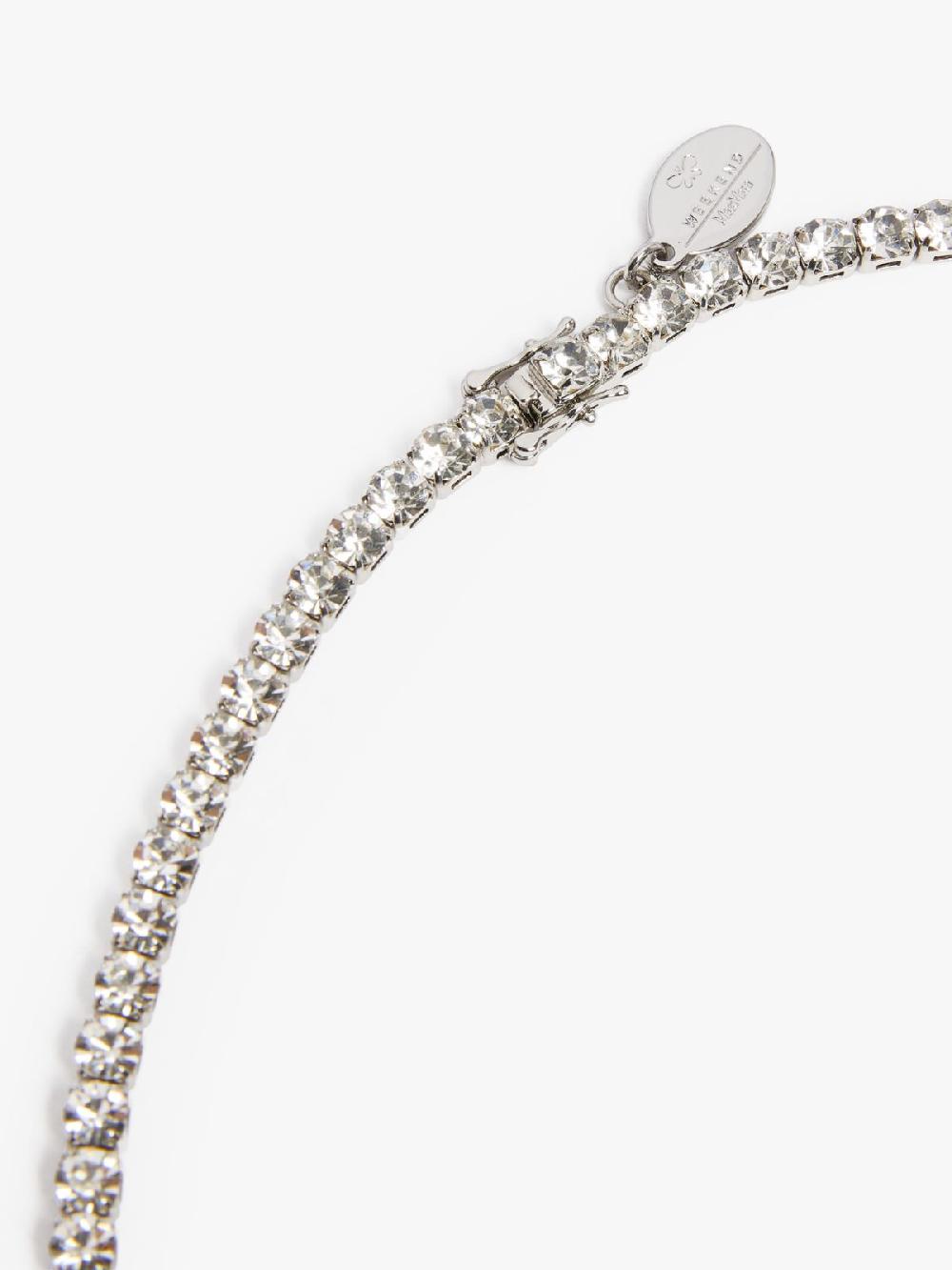 Weekend Collana tennis con strass Presa