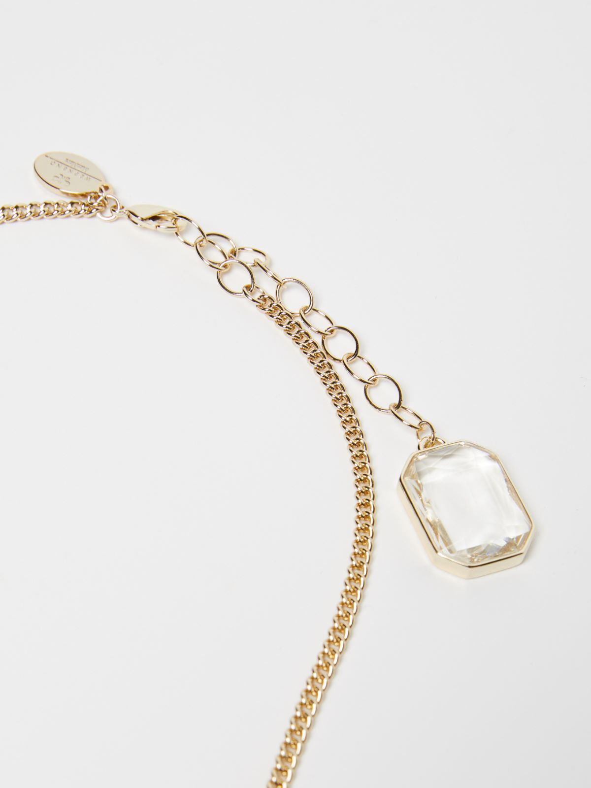Weekend Collana doppio filo con pietre Vendite Flash