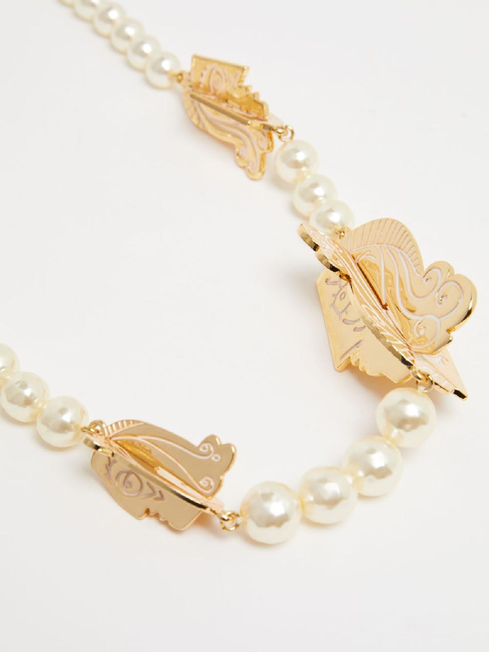 Weekend Collana cubista con perle Moda