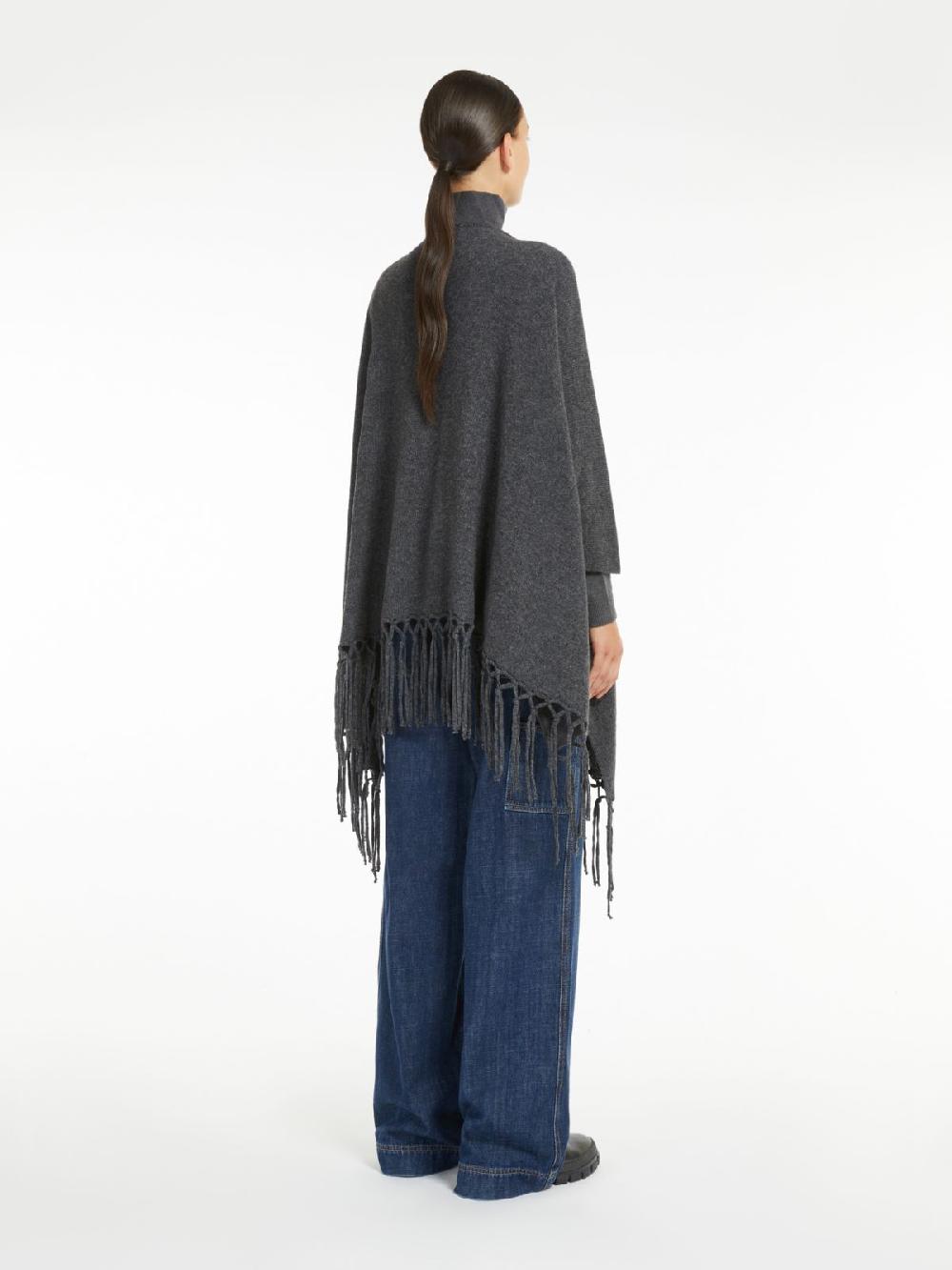 Weekend Poncho in pura lana Vendita
