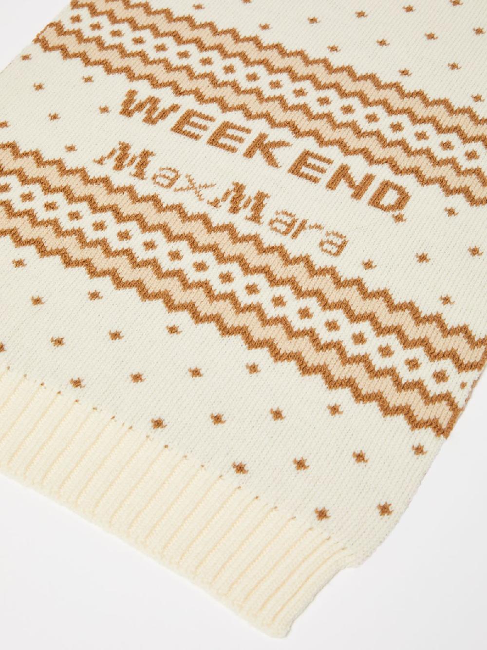 Weekend Sciarpa in lana jacquard Spedizione Gratuita