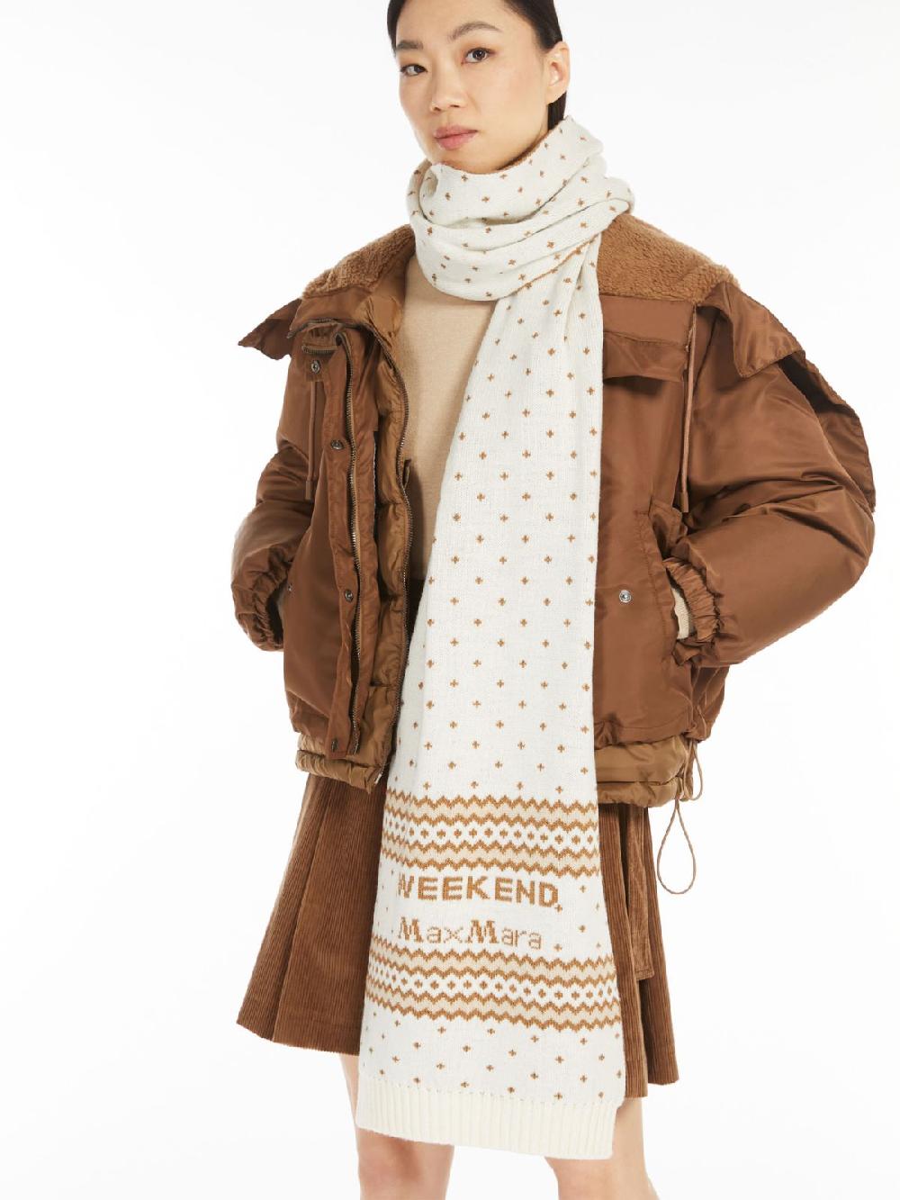 Weekend Sciarpa in lana jacquard Spedizione Gratuita