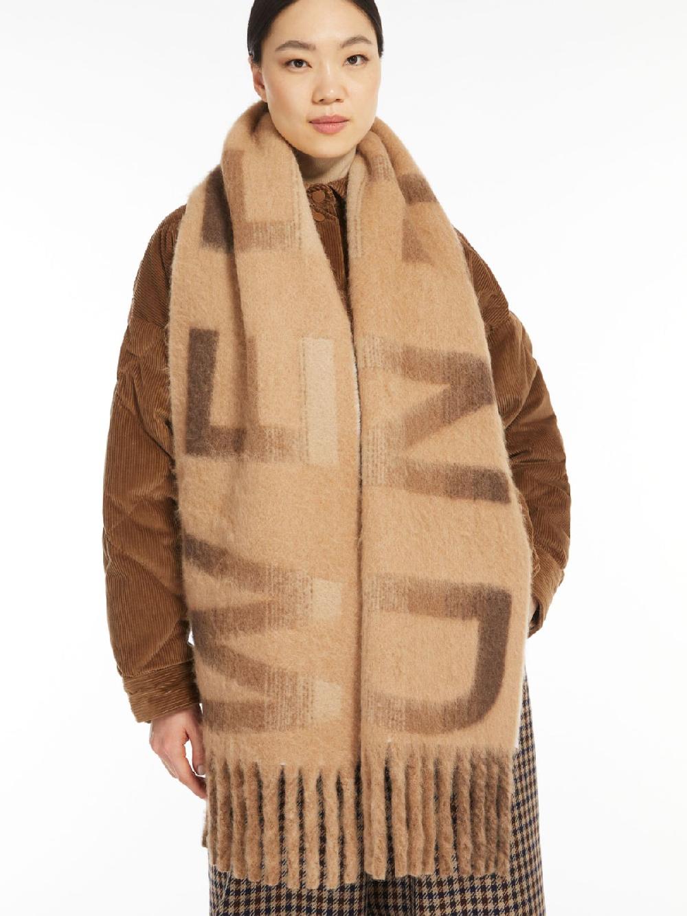 Weekend Sciarpa in mista alpaca jacquard Pezzi Unici