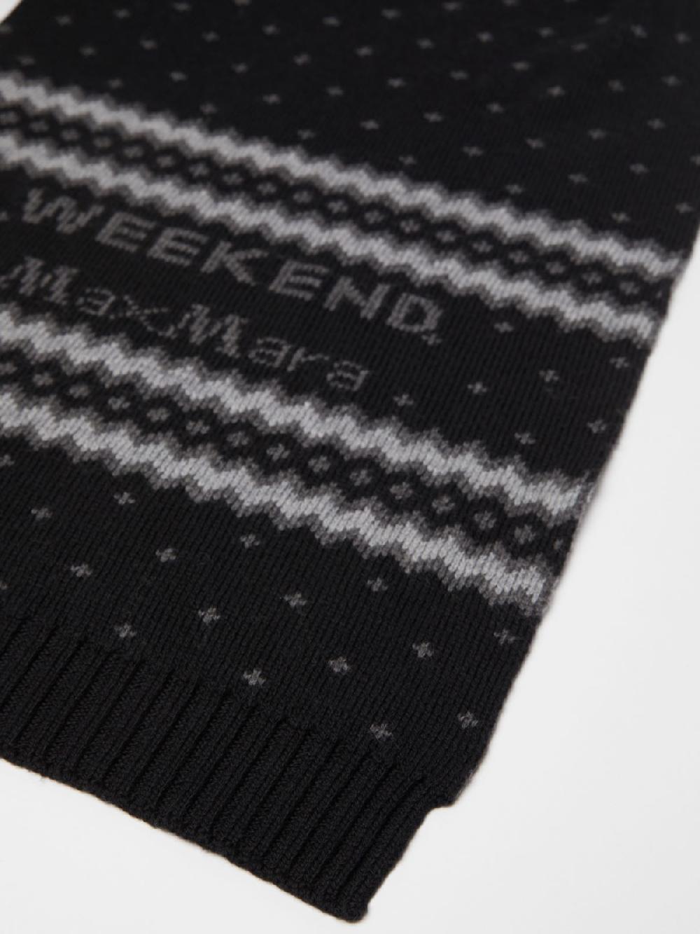 Weekend Sciarpa in lana jacquard Vendita Economica