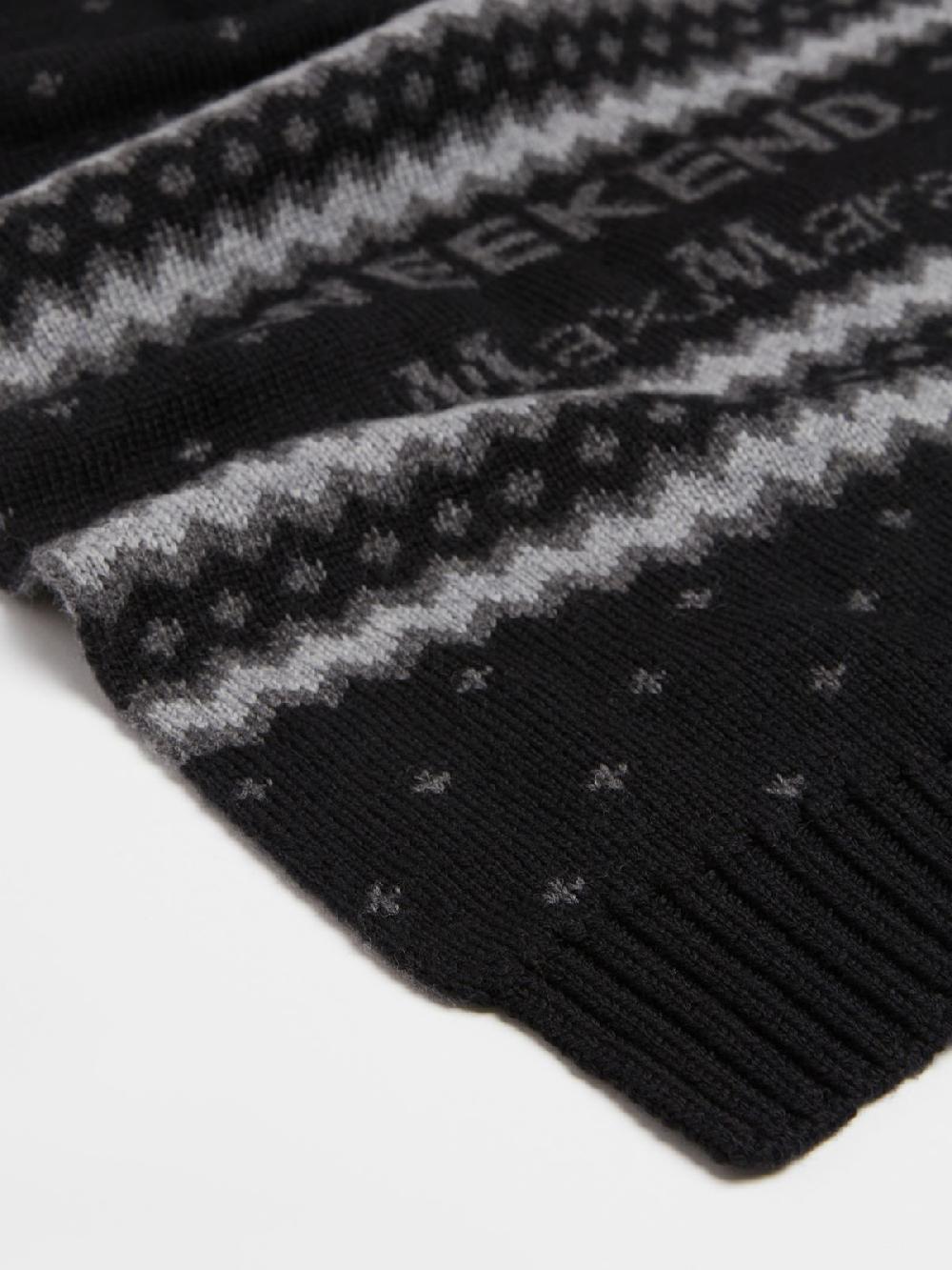 Weekend Sciarpa in lana jacquard Vendita Economica