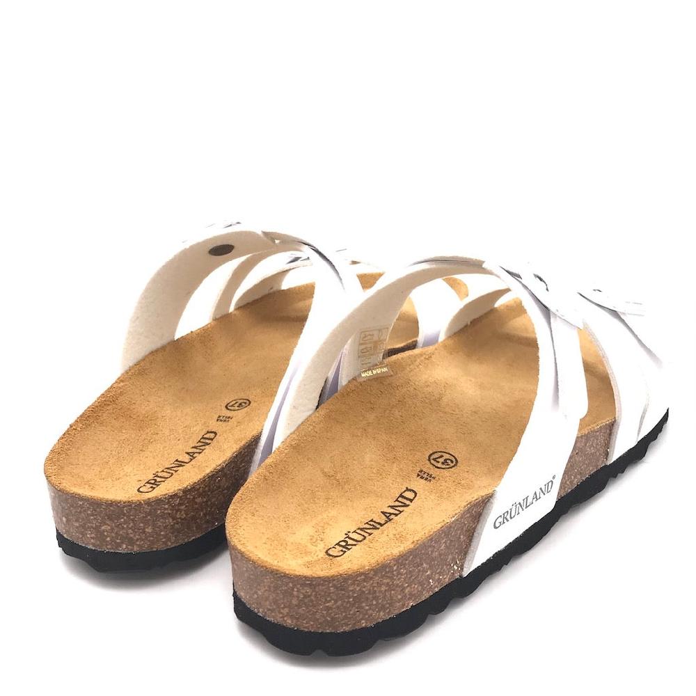 Zulian Calzature Ciabatta Sara fascia incrociata bianca 2025