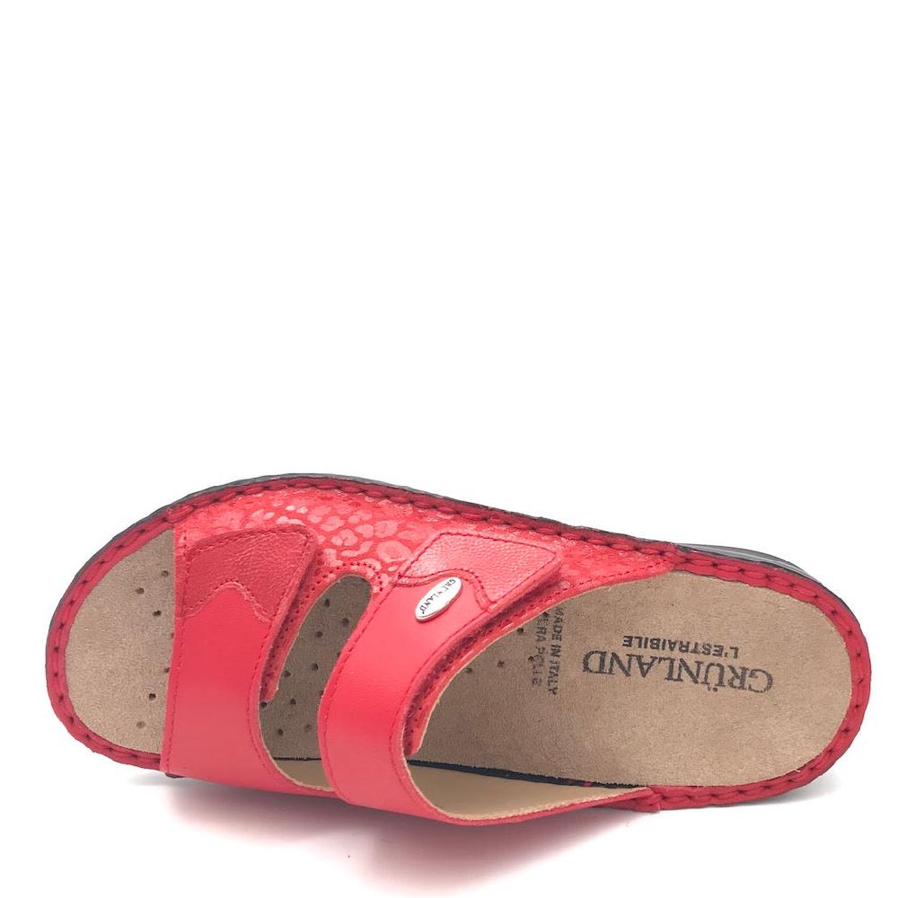 Zulian Calzature Ciabatta Dami rossa Nuovo