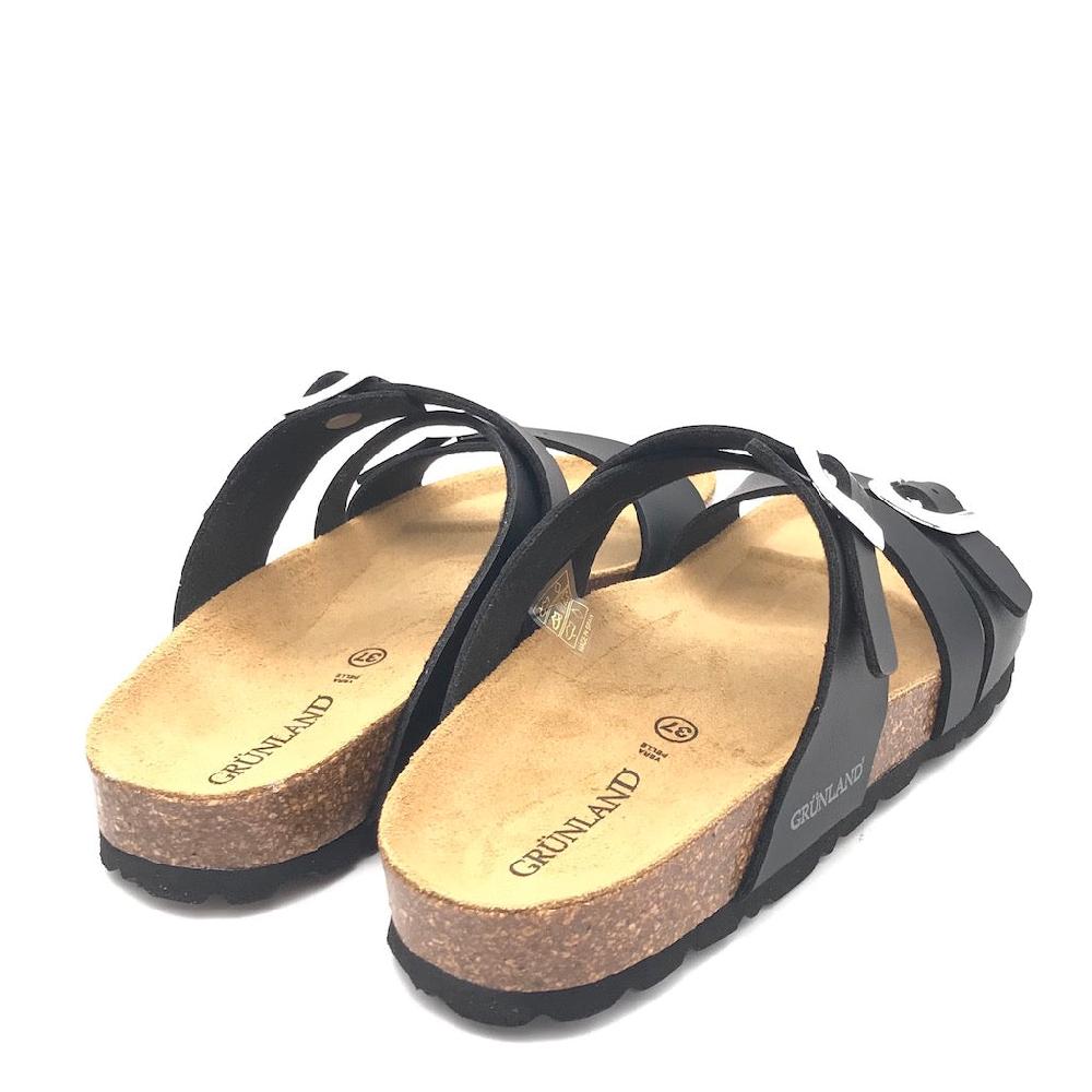 Zulian Calzature Ciabatta Sara fascia incrociata nera Soddisfazione Garantita