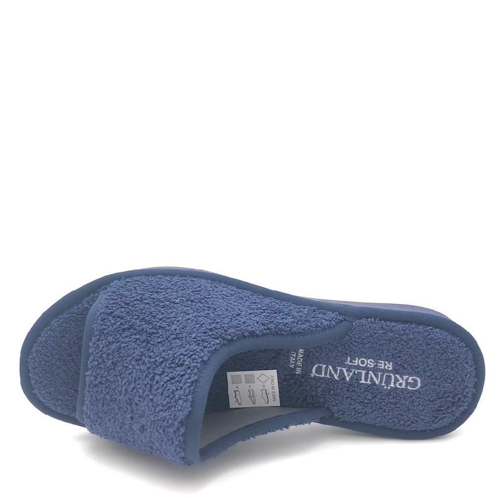 Zulian Calzature Ciabatta Dola spugna blu Qualità Garantita