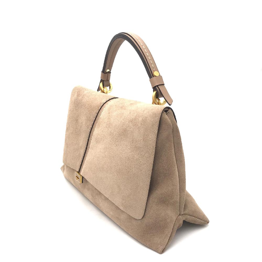 Zulian Calzature Borsa Kendall camoscio visone Prezzo Ridotto