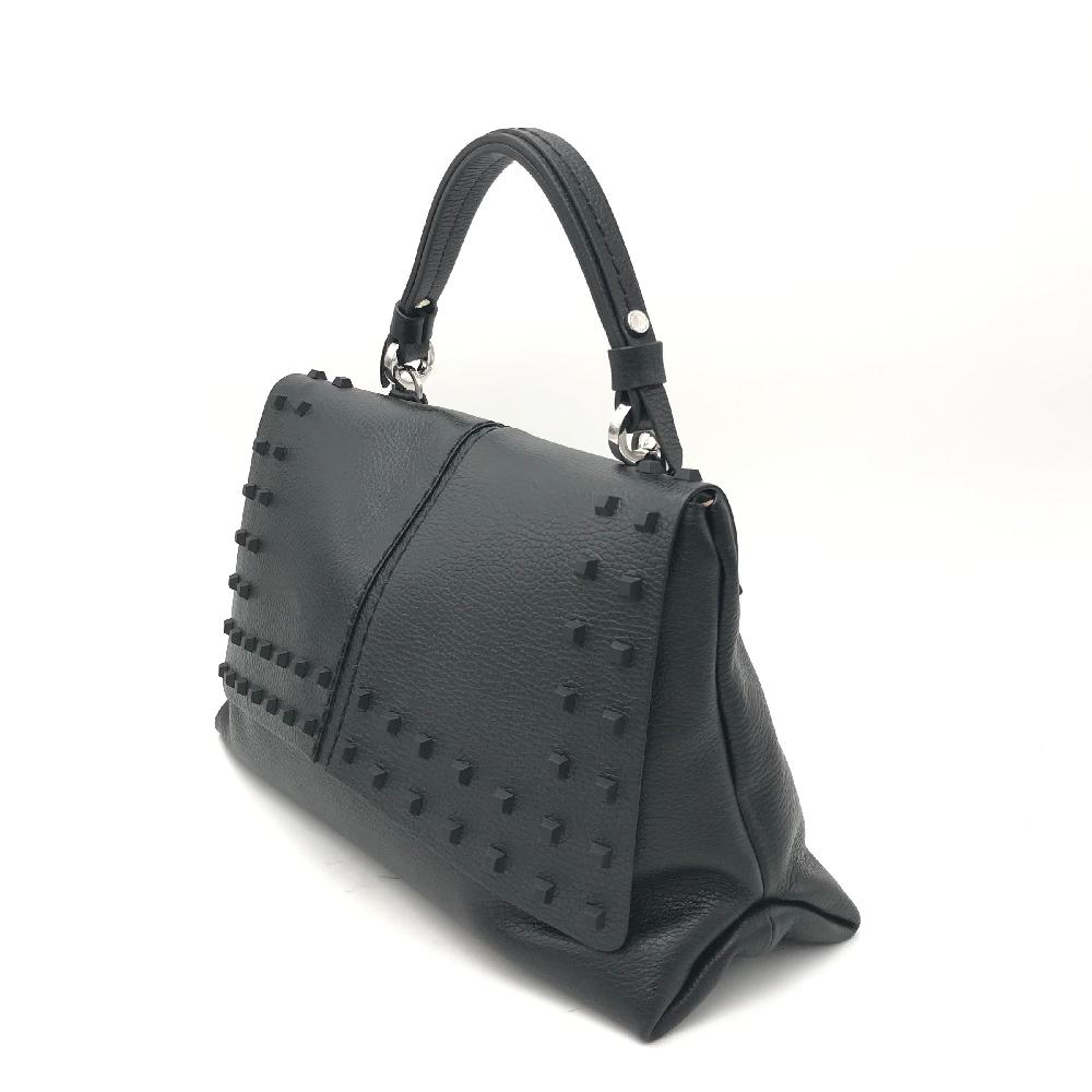 Zulian Calzature Borsa Kendal nera borchie Sconti VIP