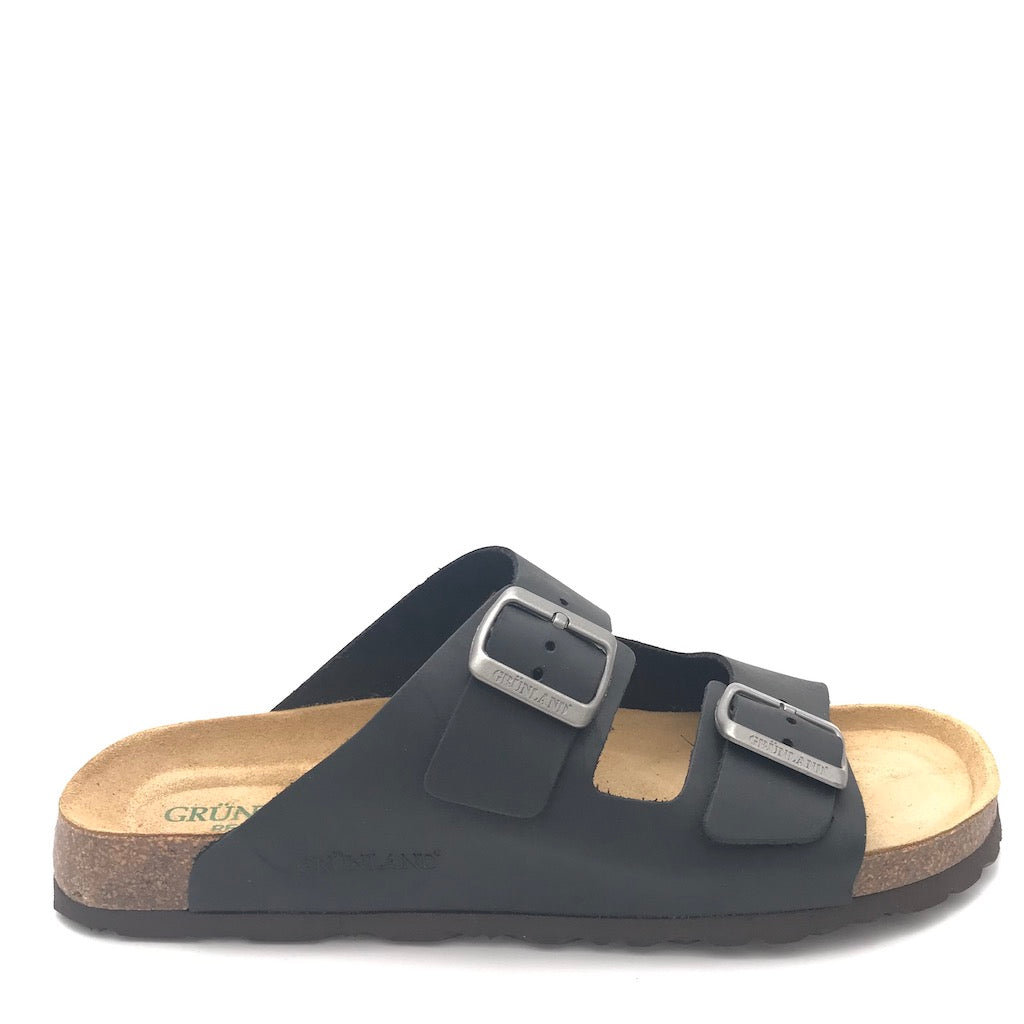 Zulian Calzature Ciabatta Bobo nera Saldi