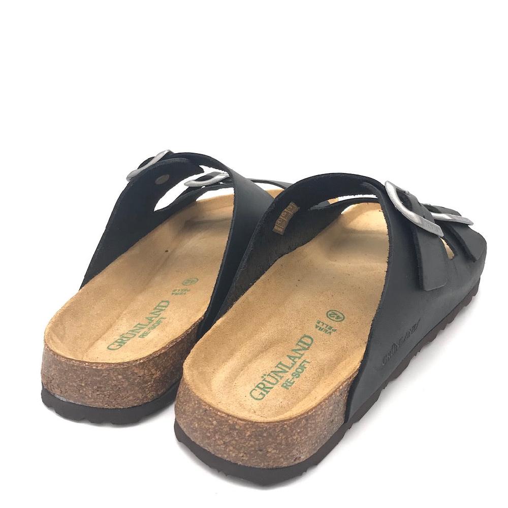 Zulian Calzature Ciabatta Bobo nera Saldi